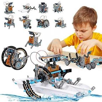 Juguetes Stem Kit de Tobot Solar Kits de Ciencia Educativa 12 en 1 Aprendizaje de Ciencia Juguetes de Construcción Alimentado por Solar Juguetes Ciencia para Niños Regalo para Niños de 8 9 10-12 Años