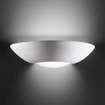 Aplique Casablanca yeso blanco 1 bombilla 10cm
