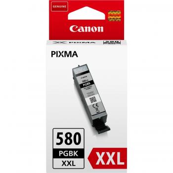 Canon PGI-580XXL PGBK Cartucho tinta original Pigmento Negro XXL para impresora inyeccion de tinta PIXMA TR7550-8550-TS705-6150/51-6250/51-6350/51-8150/51/52-8250/51/52-8350/51/52-9150/55-9550-9551C
