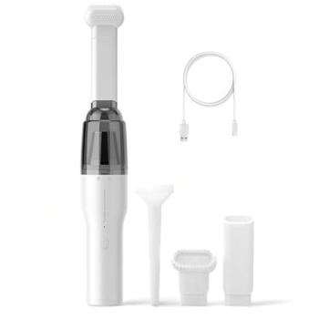 Mini Aspirador Portátil Recargable 2 en 1 con Filtro HEPA para Casa y Auto