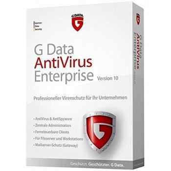 G DATA AntiVirus Enterprise 10, 100-249u, 1 Year - Seguridad y antivirus