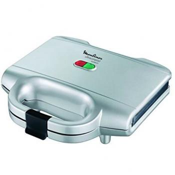 Sandwichera Moulinex M156140, 700 W, color Plateado
