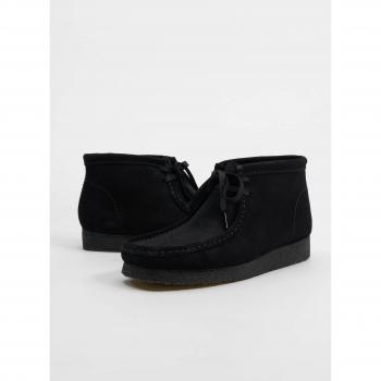 Clarks Originals Wallabee Black Suede Casual Boots for Men - Size 42.5 EU / 8.5 UK