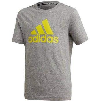 adidas Lifestyle MstHv Camiseta de Manga Corta, Niños, Gris