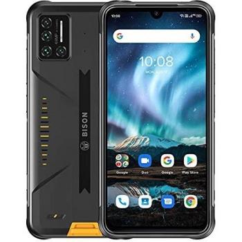 UMIDIGI Smartphone Bison Teléfono Móvil 8GB RAM + 128GB ROM,Clasificación IP68 e IP69K FHD + de Pantalla Completa de 6.3 con Batería de 5000 mAh y Cámara Cuádruple de 48 MP, Versión Global 4G Volte