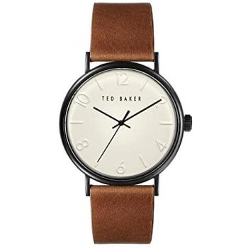 Ted Baker Phylipa Men's Tan Leather and Cream Dial Watch