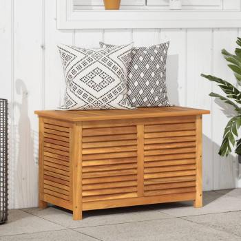 vidaXL Garden Storage Box with Louver 90x50x56 cm Solid Wood Acacia