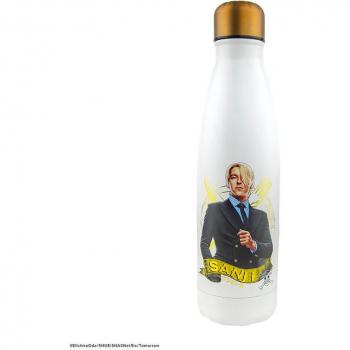 Botella de Agua Aislada Cinereplicas One Piece - Sanji - 500ml - Licencia Oficial
