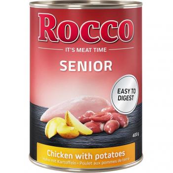 Rocco Senior 6 x 400 g - Pollo con patatas