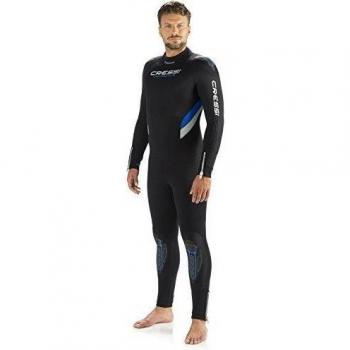 Cressi Castoro Plus Man - Traje de buceo, color negro / azul, talla XL