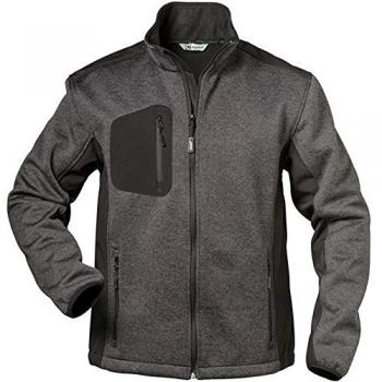 Chaqueta de Fleece Innsbruck Elysee, Talla L, Gris/Negro