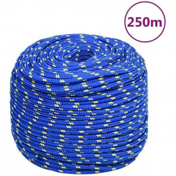 Cuerda náutica azul de polipropileno 6 mm 250 m