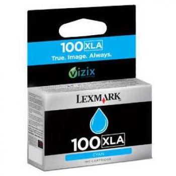 Cartucho de Tinta Original Lexmark 100XLA XL Cian