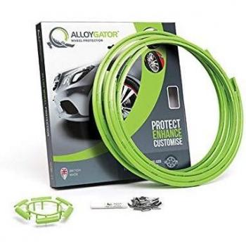 AlloyGator Green Alloy Wheel Protectors | Rim Protectors | Wheel Protectors | Wheel Protection | Alloy Wheel Protection | Fits 12–19 Inch Wheel Diameter | 14 Colours Available