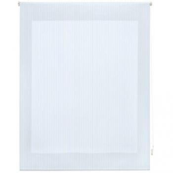 Estor Enrollable Premium Rayas Celeste 110x180 cm - Elegante y Práctico para Ventana