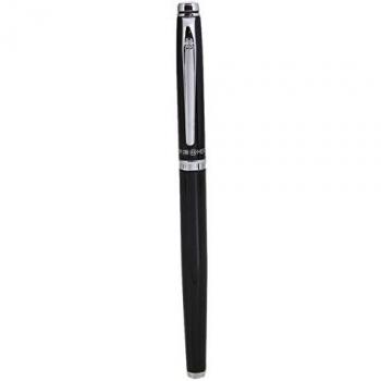 Vanki Hero 9296 - Pluma estilográfica, diseño ultrafino, color negro y plateado