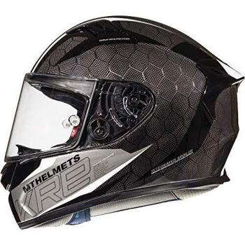 CASCO MT FF103SC KRE SNAKE CARBON 2.0 A0 BLANCO BRILLO XXL