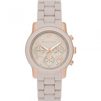 Reloj de Mujer Michael Kors MK7385 Cronógrafo de Acero y Silicona