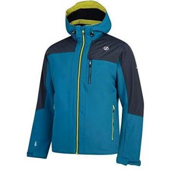 Dare 2b Chaqueta de esquí y Snowboard con Capucha sin límites, Impermeable y Transpirable aislantes, Hombre, Profundidad del océano/Gris ébano, S