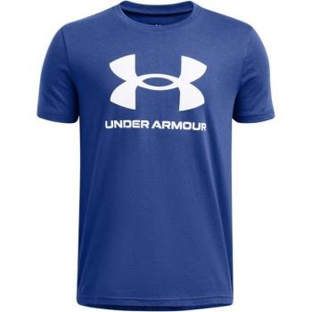 Camiseta de niños Sportstyle Logo Under Armour - Manga corta, material ligero y transpirable, diseño con logo de Under Armour en el pecho, corte clásico para comodidad, ideal para actividades deportivas y uso diario