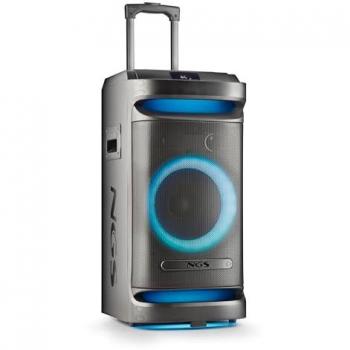 Altavoz Portátil NGS Wild Space 1 - 900W, Bluetooth, TWS, Subwoofer y Doble Tweeter, Ruedas, Color Negro