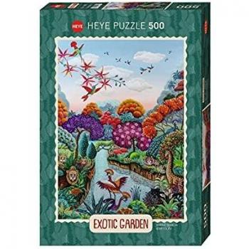 Puzzle Heye Planta del Paraíso 500 Piezas - Jardín Exótico