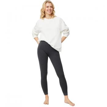 Leggings básicos marengo de mujer pitillo de algodón en tejido Cotton Nature