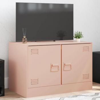Mueble para TV de acero rojo 67x39x44 cm