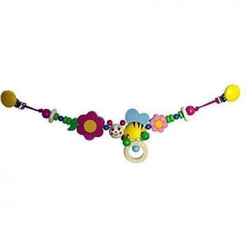 Hess 13003 - Juguete de Madera para acortar en Basinet o Cochecito, diseño Abeja Sina