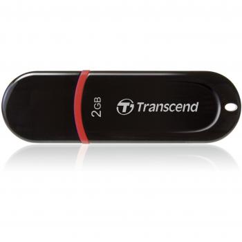 Transcend JetFlash 300 - Memoria USB de 2 GB, color rojo
