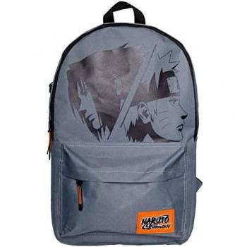 Mochila Anime de Naruto - Shippuden - Duo - para gris/negro