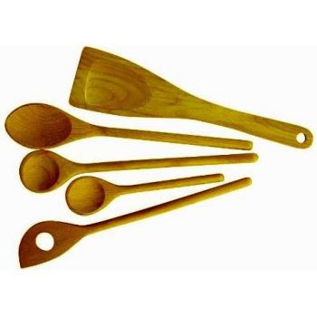 Set de utensilios de cocina de madera WOODY, 5 piezas Tescoma