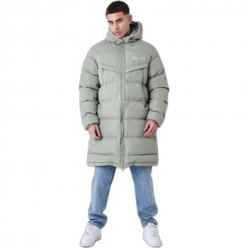 Long Hooded Puffer Jacket Project X Paris - Khaki, Size S