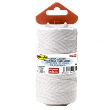 Cuerda Algodón Carnicero 100 gr. Rollo Ø1,50 mm.