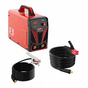 Soldador MMA IGBT 200 A ciclo de trabajo 60 % cable de 8 m