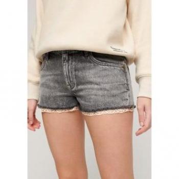 Pantalones cortos Superdry Vintage Denim Gris