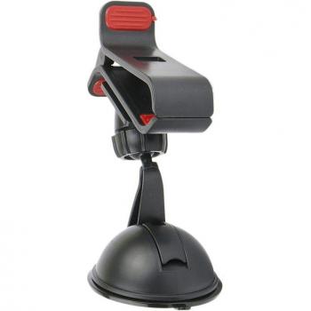 Soporte de coche ventosa con pinza universal DAM, dimensiones 10x7x12 cm, color negro