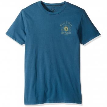 Volcom New Future S/S Tee Camiseta de Manga Corta, Hombre, Azul
