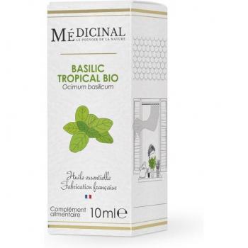 Aceite Esencial Orgánico Medicinal de Albahaca Tropical 10ml