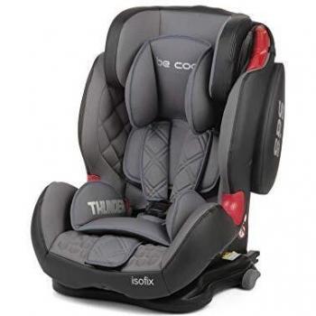 Be Cool Thunder Isofix Silla De Coche Grupo 1 2 3, De 9 A 36 Kg, Isofix, 4 Posiciones De Reclinado, Cabezal Y Arnés Ajustable