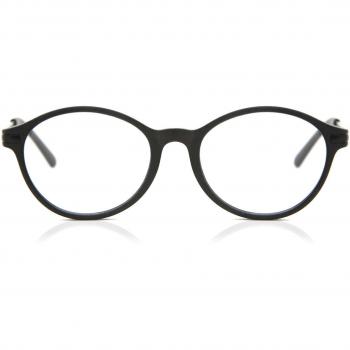 Gafas Anti-Azules Ovaladas de Plástico Negras con Armazón Completo para Niños - SmartBuy