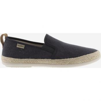 Victoria Men's Elastic Canvas Espadrilles with Woven Trim