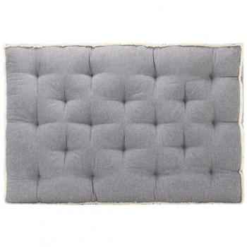 Cojín para sofá de palets gris antracita 120x80x10 cm