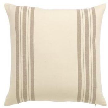 Funda de Cojín Beige de Algodón Reciclado 50 x 50 cm