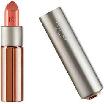 KIKO Milano Glossy Dream Sheer Lipstick 201 Rosy Beige | Barra de labios luminosa de color semi-transparente