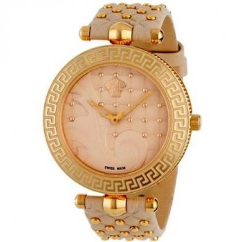 Versace Women's VK7020013Vanitas Rose Gold Ion-Plated Watch with Two Interchangeable Leather Straps