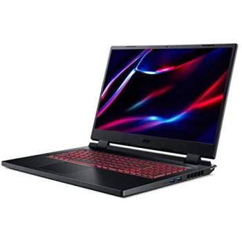 Portátil Gaming Acer Nitro 5 AN517-55-75RS, 17.3 Full HD, Intel Core i7-12700H, 16GB RAM, 512GB SSD, GeForce RTX 3060, Sin
