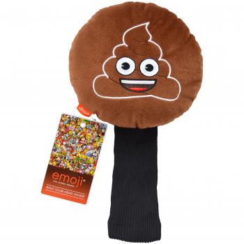 Oficial Emoji – Para Cabeza de Golf diseño de caca, color marrón