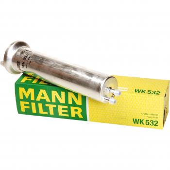 Filtro de combustible WK532 MANN-FILTER, alta eficiencia en filtración, diseño optimizado para un flujo de combustible adecuado, compatible con una amplia gama de vehículos, fácil instalación y durabilidad garantizada