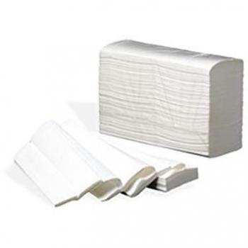 Toalla de papel celulosa Zig Zag - Paquete de 200 unidades